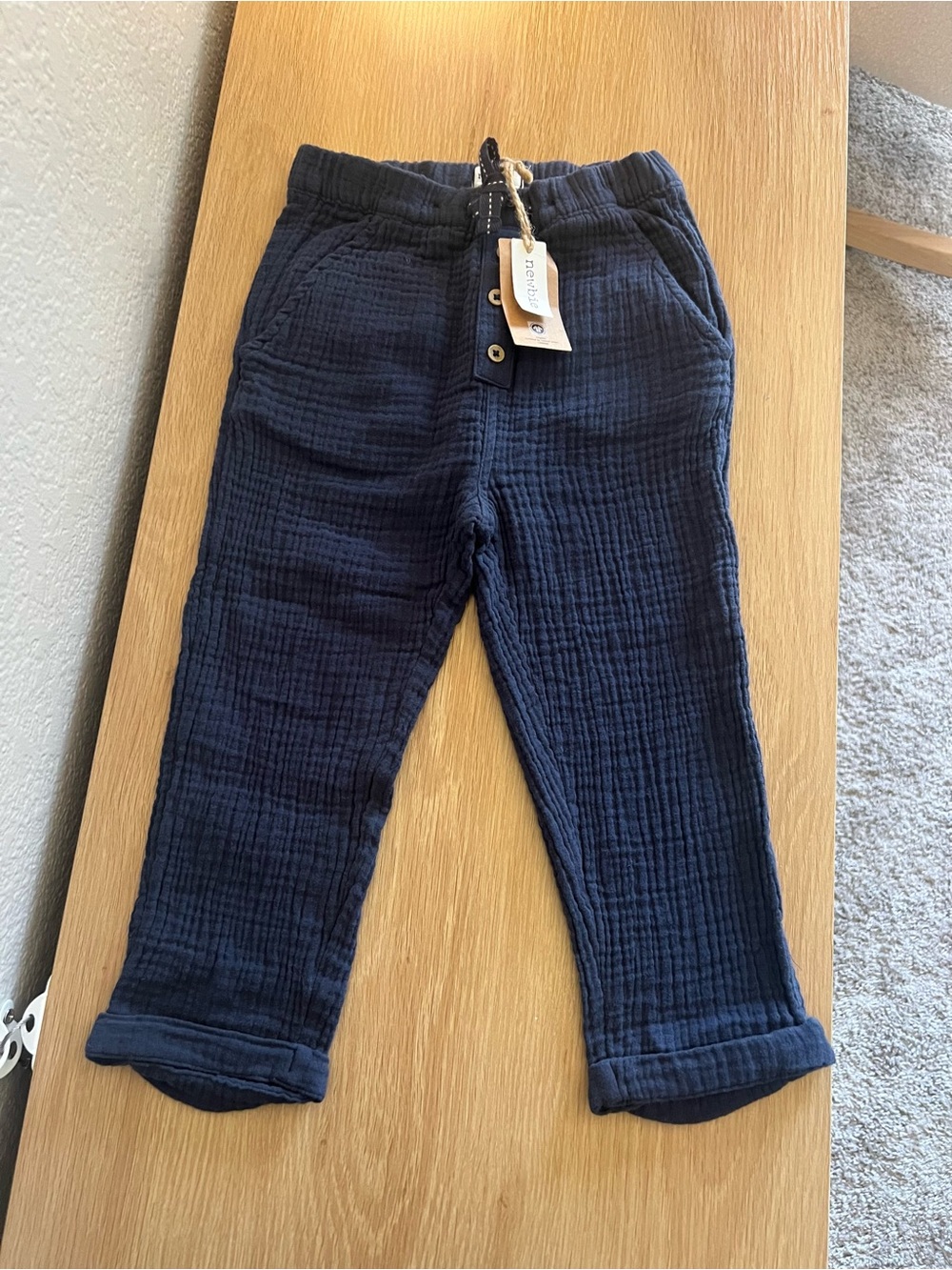2-3y “newbie” navy pants